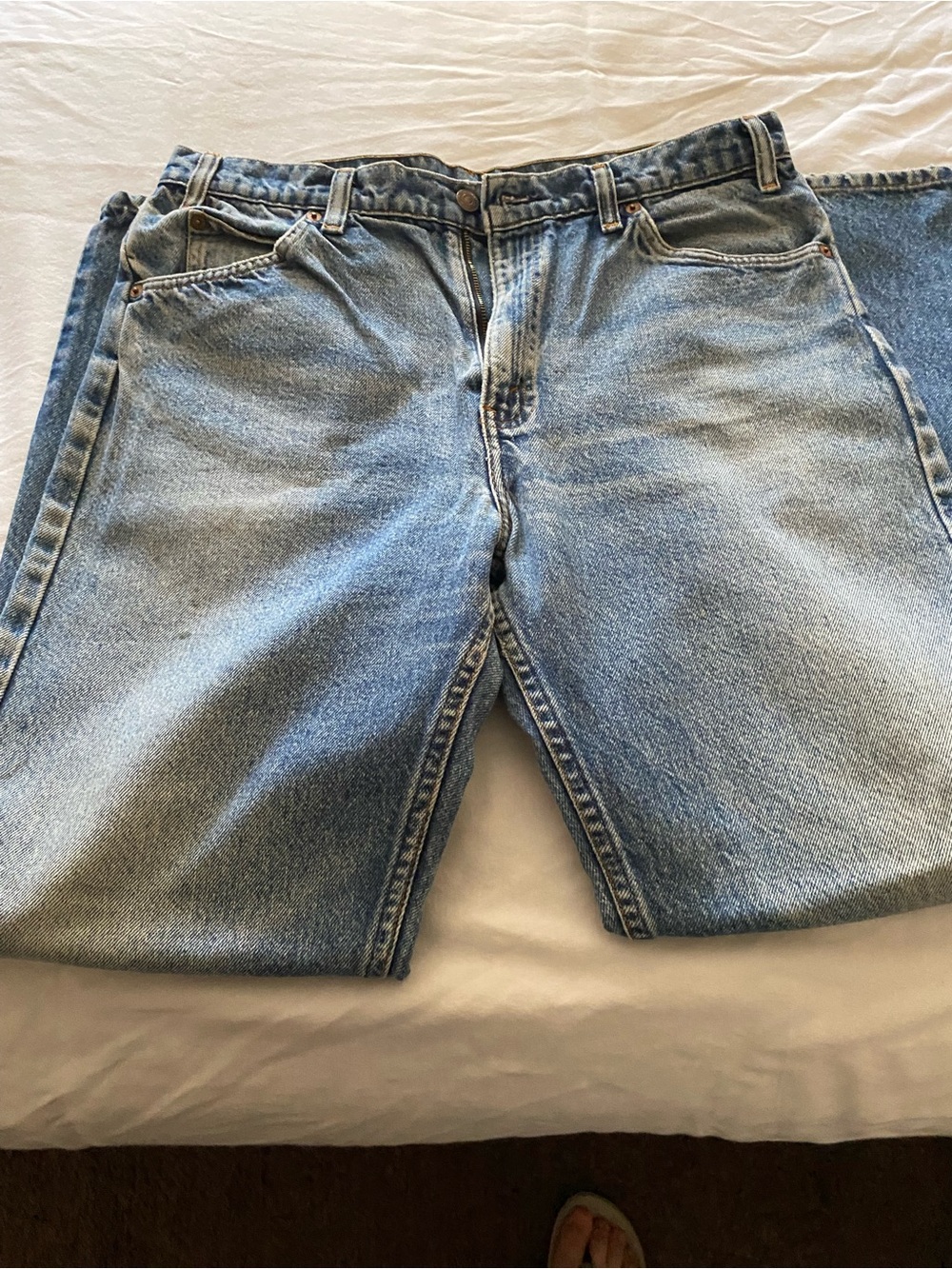 Levi's Straight Men’s Jeans in Light Blue Denim